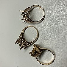石がとれたリングのお買取です。のイメージ